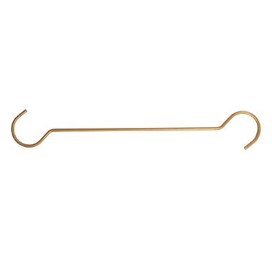 Clayre & Eef Haken 80x6x1 cm Goldfarbig Metall (Gr. 80x6x1 cm)