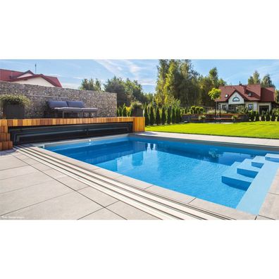 Trend PPline Skimmerpool | Silber | B 5 mm / W 5 mm | Blau | 5 x 3 x 1,2 m
