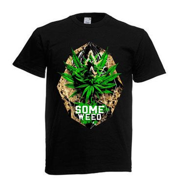Tshirt Unisex Cooler Druck Weed Psychedelic (Größe & Farbe auswählen) TSFBW386