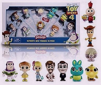 Toy Story 4 Minis - Figuren 10 Stück Set Spielfiguren Sammelfiguren NEU