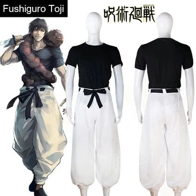 Toji Fushiguro Cosplay Kostém Jujutsu Kaisen Set Halloween Outfit