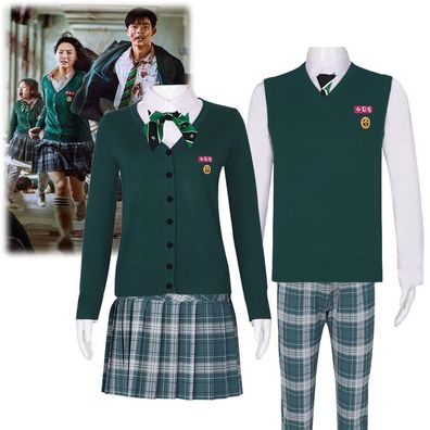 All of Us Are Dead Cosplay Schuluniform Set Halloween Outfit