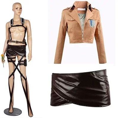 Mikasa Ackerman Cosplay Kostém Attack on Titan Set Halloween