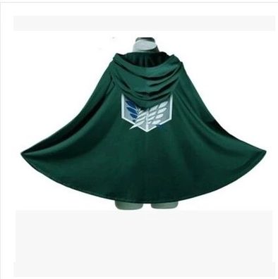 Attack on Titan Umhang Cosplay Kostém Anime Halloween
