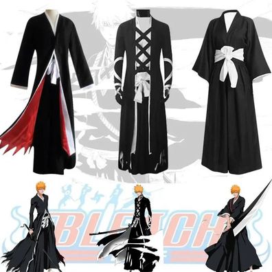 Ichigo Kurosaki Cosplay Kostém Bleach Anime Halloween Outfit