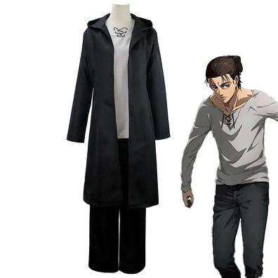 Eren Jaeger Cosplay Kostém Attack on Titan Halloween Outfit