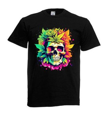 Tshirt Unisex Cooler Druck Weed Psychedelic (Größe & Farbe auswählen) TSFBW460