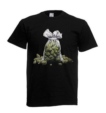 Tshirt Unisex Cooler Druck Weed Psychedelic (Größe & Farbe auswählen) TSFBW472