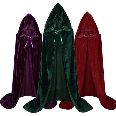 Vampir Cosplay Kostüm Damen Herren Umhang Mantel Halloween Karneval Outfit