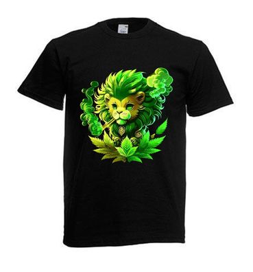 Tshirt Unisex Cooler Druck Weed Psychedelic (Größe & Farbe auswählen) TSFBW496