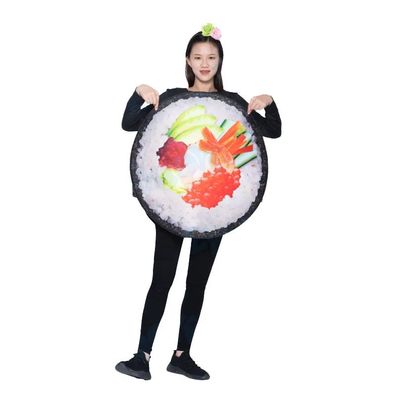 Sushi Cosplay Kostém Outfit Set Kleidung Halloween Karneval Unisex