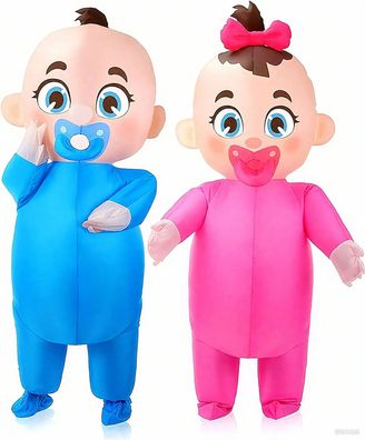 Baby Cosplay Kostüm Damen Herren Jumpsuit Halloween Karneval Outfit