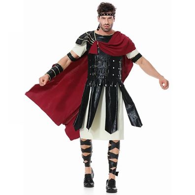 Spartan Krieger Cosplay Kostém Outfit Set Halloween Karneval