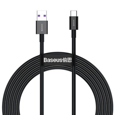 Baseus Superior USB auf USB Typ C Ladekabel 66W (11V/6A) Huawei SuperCharge SCP,
