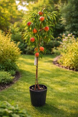 Prunus persica Fayette Pfirsichbaum 120-140 cm Obstbaum winterhart