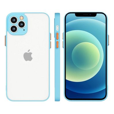 Flexibles, halbtransparentes Silikon-Etui in Blau für Xiaomi Redmi 9T - Milky Ca
