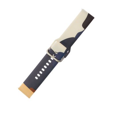 Samsung Galaxy Watch 46mm Silikonarmband Muster 13 - Strap Moro Armband für Smar