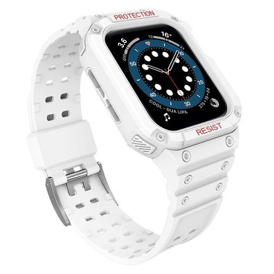 Schutzarmband mit Hülle für Apple Watch 7/6/5/4/3/2/SE (45/44/42mm) - Robustes G