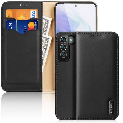 Dux Ducis Hivo Leder Flip Case mit Karten- und Dokumentenfach für Samsung Galaxy