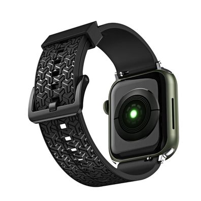Schwarzes Edelstahl-Armband für Apple Watch 7/6/5/4/3/2/SE (41/40/38mm) - Ersatz