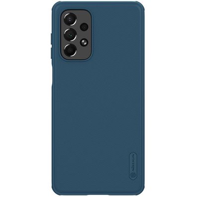 Nillkin Super Frosted Shield Pro robustes Hülle Case für Samsung Galaxy A73 Blau