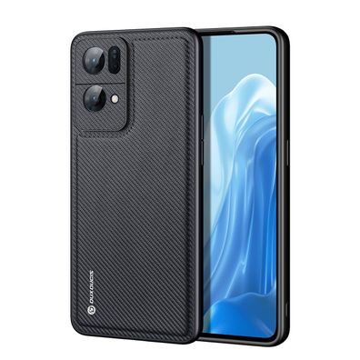 Dux Ducis Fino Schutzhülle aus Nylon für Oppo Reno7 Pro 5G - Schwarz