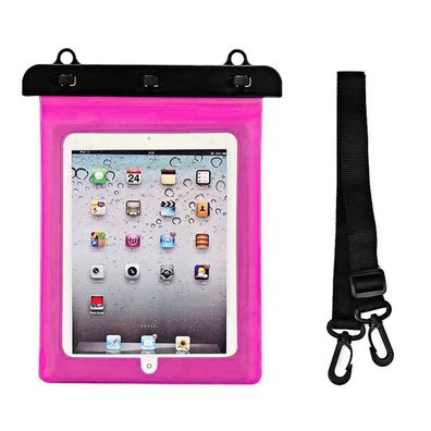 Wasserdichte Tablet-Hülle aus PVC - Rosa