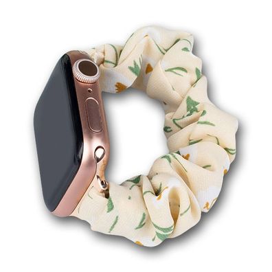 Elastisches Gelbes Textilarmband Kompatibel mit Watch 7 / 6 / 5 / 4 / 3 / 2 / SE