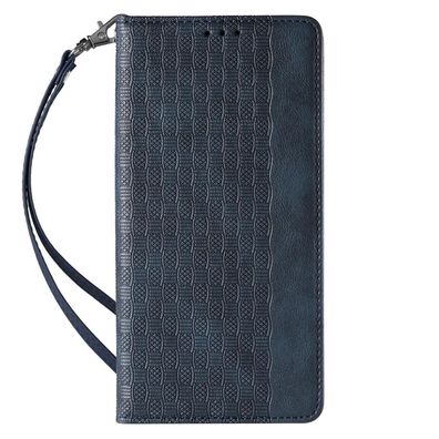 Magnetische Schutzhülle für iPhone 14 Pro Max mit Klappdeckel, Kartenfächern, Tr