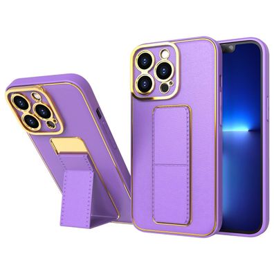 Kickstand Schutzhülle mit Ständer für iPhone 13 Pro Max, Violett
