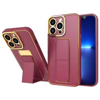 Hochwertiges Rot Klappetui mit Kickstand für Samsung Galaxy A12 5G