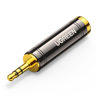 Ugreen Audio Adapter 3,5mm (männlich) auf 6,35mm Mini Jack (weiblich) Grau (AV16