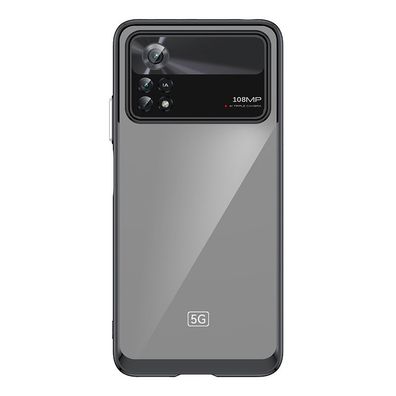 Hochwertige Schutzhülle für Xiaomi Poco X4 Pro 5G - Flexibler Rahmen - Schwarz