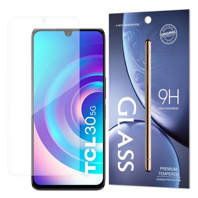 TCL 30 5G Panzerglas Displayschutz 9H Härtegrad (Verpackung - Umschlag)