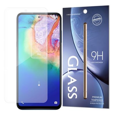 TCL 20 5G Panzerglas 9H Hülle - Gehärtetes Schutzglas in Umschlagverpackung
