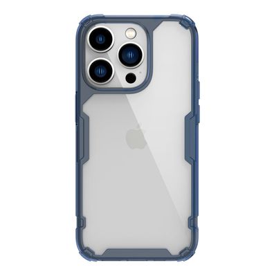 Nillkin Nature Pro Schutzhülle für iPhone 14 Pro - Robustes, blaues Case