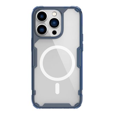 Nillkin Nature Pro Magnetische Hülle für iPhone 14 Pro, MagSafe-kompatibler blau