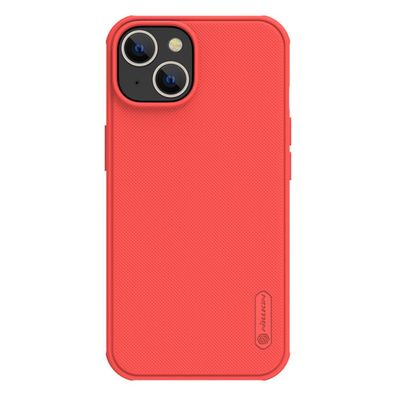 Nillkin Super Frosted Shield Pro Hülle für iPhone 14 Plus, Rückseite Cover, Rot