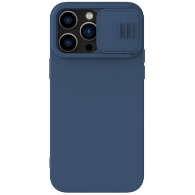 Nillkin CamShield Silky Silikonhülle für iPhone 14 Pro Max mit Kameraschutz, Bla