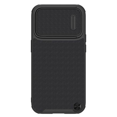 Nillkin Textured S Schutzhülle für iPhone 14 Pro Max mit Kameraschutz Schwarz