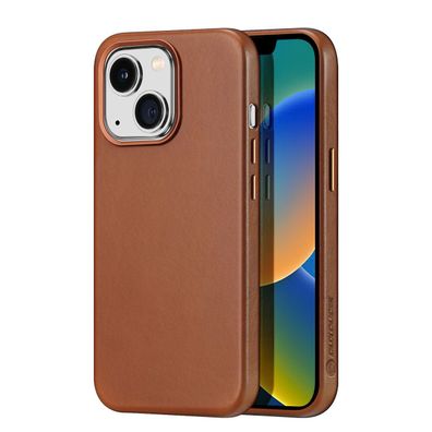 Dux Ducis Naples Lederhülle für iPhone 14 Plus, Magnetisch, MagSafe Kompatibel,