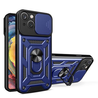Hybrid Armor Camshield Hülle für iPhone 14 Plus - Robustes, Kameraschutz Bietet,