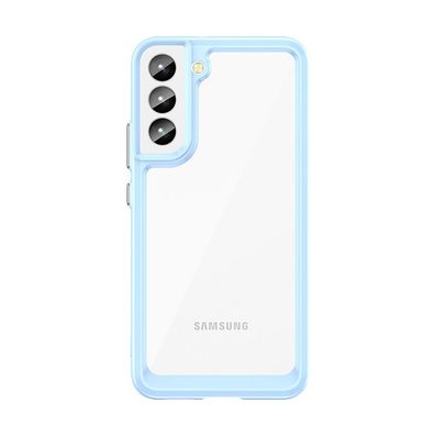 Flexibles Outer Space Case: Blaue Samsung Galaxy S23 Hülle mit Strapazierfähigem
