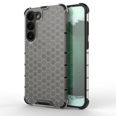 Schutzetui Honeycomb für Samsung Galaxy S23+ - Robuste Hybrid-Schutzhülle in Sch
