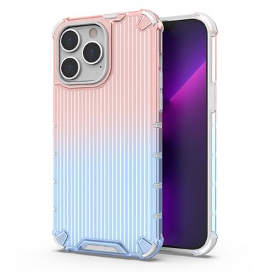 Ombre Schutzhülle robustes Case für iPhone 14 Pro rosa-blau