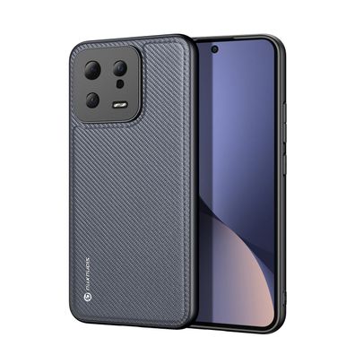 Dux Ducis Fino Hülle für Xiaomi 13 mit Silikonrahmen Grau