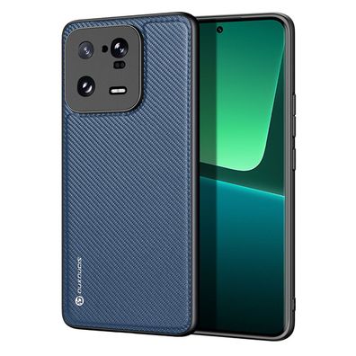 Dux Ducis Fino Hülle für Xiaomi 13 Pro, Silikonrahmen, Blau