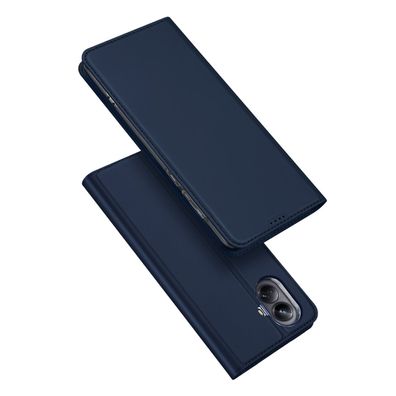 Dux Ducis Skin Pro blau: Premium Klapphülle für Realme 10 Pro+ mit Kartenfach un