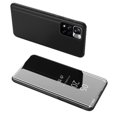Realme C33 Clear View Hülle mit Klappdeckel - Schwarz