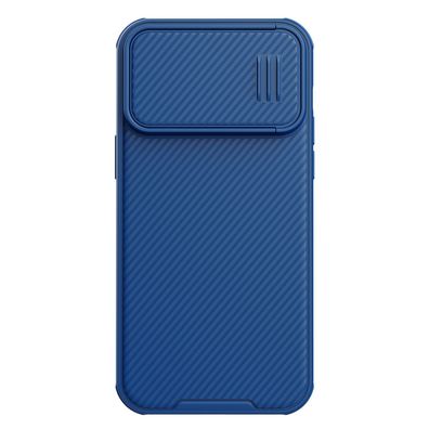Nillkin CamShield S Schutzhülle für iPhone 14 Pro Max, robuste blaue Hülle mit K